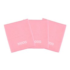 HOOG乾式毛巾, 粉色, 3入