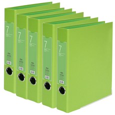 Dream Industrial 鐵路活頁夾 7cm, 淺綠色, 5入