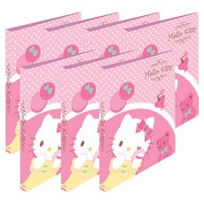 드림산업 헬로키티 클리어화일 A4 40매, 핑크, 7개