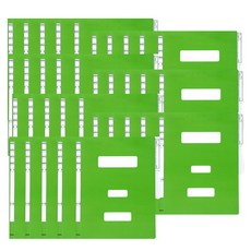 DREAM pp信息文件5張, 綠色, 7入