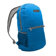 TRAVELMANIA Master Base 雙口袋折疊後背包 9L, 藍色