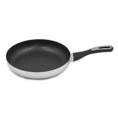 finn ilo 電磁爐適用3層304不鏽鋼單柄不沾平底鍋, 24cm, 1個