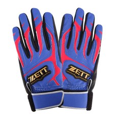 제트 배팅 야구장갑 양손용 BGK-590, 블랙 + 블루, 1개