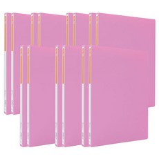 드림산업 PP 레버화일 A4 2p, 분홍, 7개