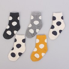Kids Nory 孩童圓點短襪 5雙