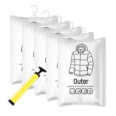 衣物真空壓縮袋, 5入, 1組