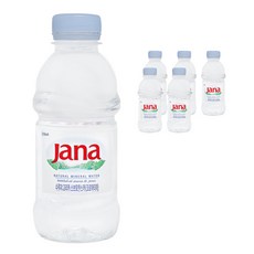 야나 생수, 250ml, 6개