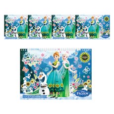 FROZEN 冰雪奇緣素描本 5入 隨機出貨, 250 x 345 毫米, 26張