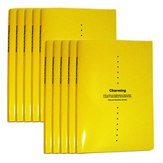 DREAM 魅力透明文件夾 A4 10p, 黃色, 10入