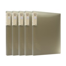 Dream Industry W 透明文件 20 張, 棕色, 5入