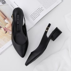 GODSHOE 夏努露跟低跟淺口鞋 3cm