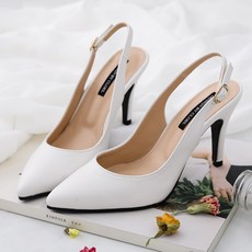 갓슈 치파 스틸레토 킬힐 슬링백 9cm