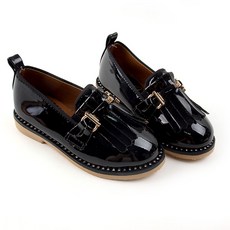 BEBEMARU 2617 奢華古馳風流蘇幼兒樂福鞋