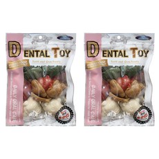 베게브랜드 반려동물 덴탈토이 S 하마 16p, 치즈, 민트, 쇠고기, 치킨, 베이컨, 2개