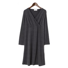 Eomjjang V領哺乳連身裙