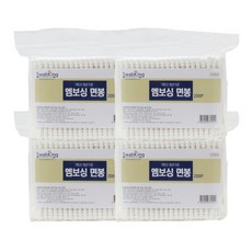 螺旋紋棉花棒, 200件, 4個