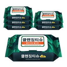 하비앙쥬 홈인더스트리 메이크업 멀티 클렌징티슈 대용량 캡형, 80매입, 6개