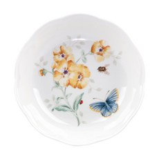 Lenox 雷諾克斯 藍蝶草地中型配菜盤, 混合顏色, 1個