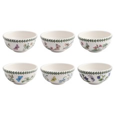 PORTmeIRION 波特玫琳恩 Exotic Botanic Garden 飯碗 6件組, 混合色, 1套