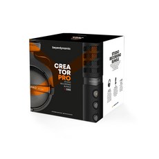 beyerdynamic 家庭錄音 USB 麥克風 + 耳機套組 CREATOR PRO 黑色, 單品