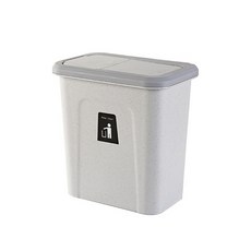 多功能掛式垃圾桶, 灰色, 1個