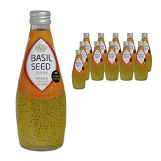 Well 羅勒籽風味飲料 芒果口味, 12個, 290毫升