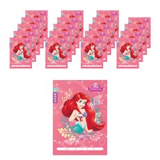 THE LITTLE MERMAID 小美人魚 圖案聽寫本, 混色, 20個