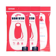 소프런 일회용앞치마 대형, 3개