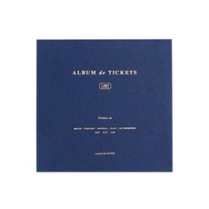 ICONIC 線圈活頁票根收藏冊 V4, 海軍, 50張, 1組