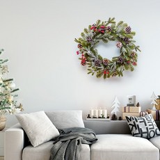 松果聖誕花環, 混色