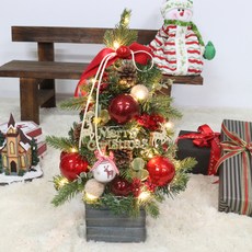 핸드메이드 러블리 전나무트리 세트, 레드