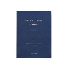 ICONIC 線圈活頁4*6相片收藏冊, Navy