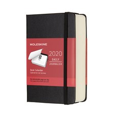 몰스킨 2020년 12M 데일리 데스크 플래너, Black