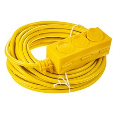 延長線 2.5SQ 4000W 20A 3孔20號 18m 插座, 1個