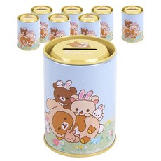 리락쿠마 미니미저금통 랜덤 발송, 혼합 색상, 8개