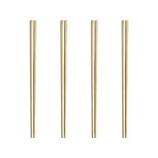 韓國兒童扁筷, 金色, 4雙