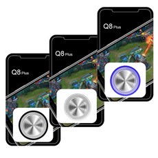 LIMSTAIL Finger 智能手機操縱桿 黑色+白色透明+藍色, 單品, 1套