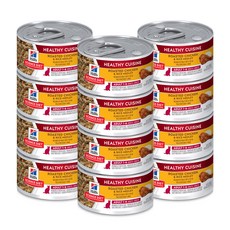 힐스사이언스다이어트 어덜트 고양이 헬씨 퀴진 스튜 습식사료, 닭+쌀, 79g, 12개