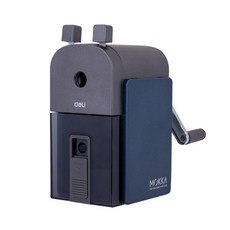 deLi 金屬旋轉式削鉛筆機, 讓藍 (10234), 1個