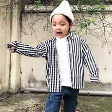 Neuel 兒童混搭格紋襯衫