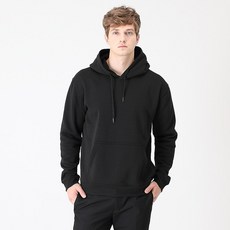 Tech 男女通用 素色 刷毛 連帽T恤