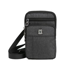 BLUE MOUNT 多功能迷你斜背包 JYZ968, 黑色