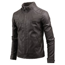 다꾸앙 남성용 매력발산 레더자켓 KT-jk1443