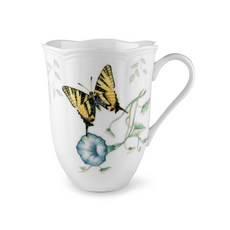 Lenox 雷諾克斯 蝴蝶草地馬克杯, TigerSwallowtail, 1個