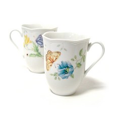 Lenox 雷諾克斯 Butterfly Meadow 馬克杯, Fritillary, 1個