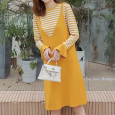 吊帶孕婦哺乳連身裙