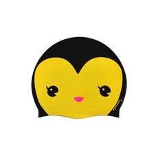 Tornado 矽膠泳帽 偶像企鵝 TC1903, YELLOW, 1個