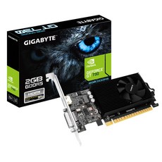 기가바이트 지포스 GT730 UD2 D5 2GB 미니미 그래픽카드 (제이씨현), GV-N730D5-2GL