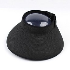 Westmove 麥稈緞帶可捲式夏季帽