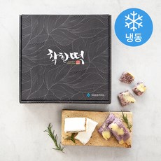 착한떡 꿀백설기 15개입 + 블루베리설기 15개입 (냉동), 1세트